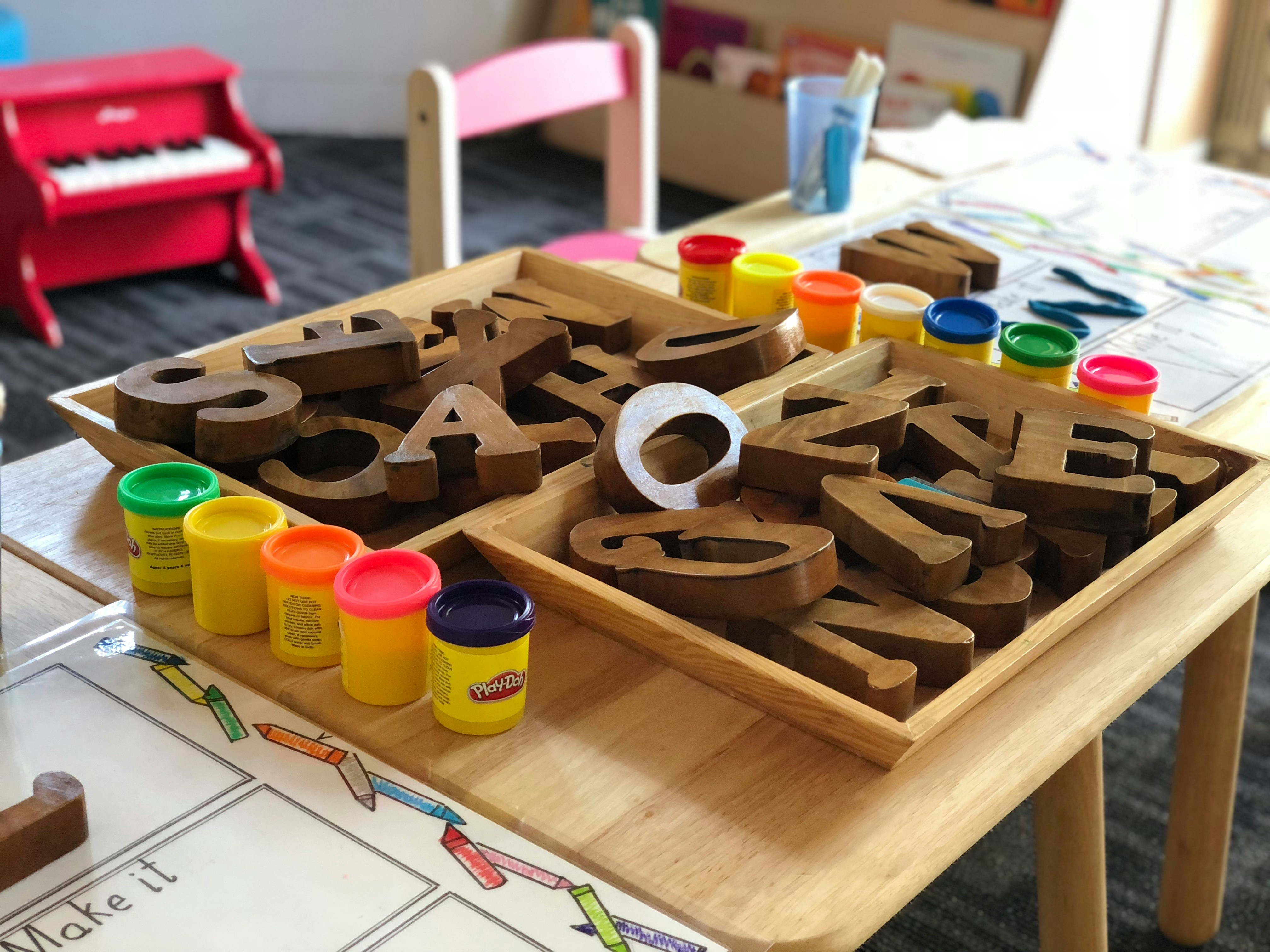 Phonics letter activities at PLA