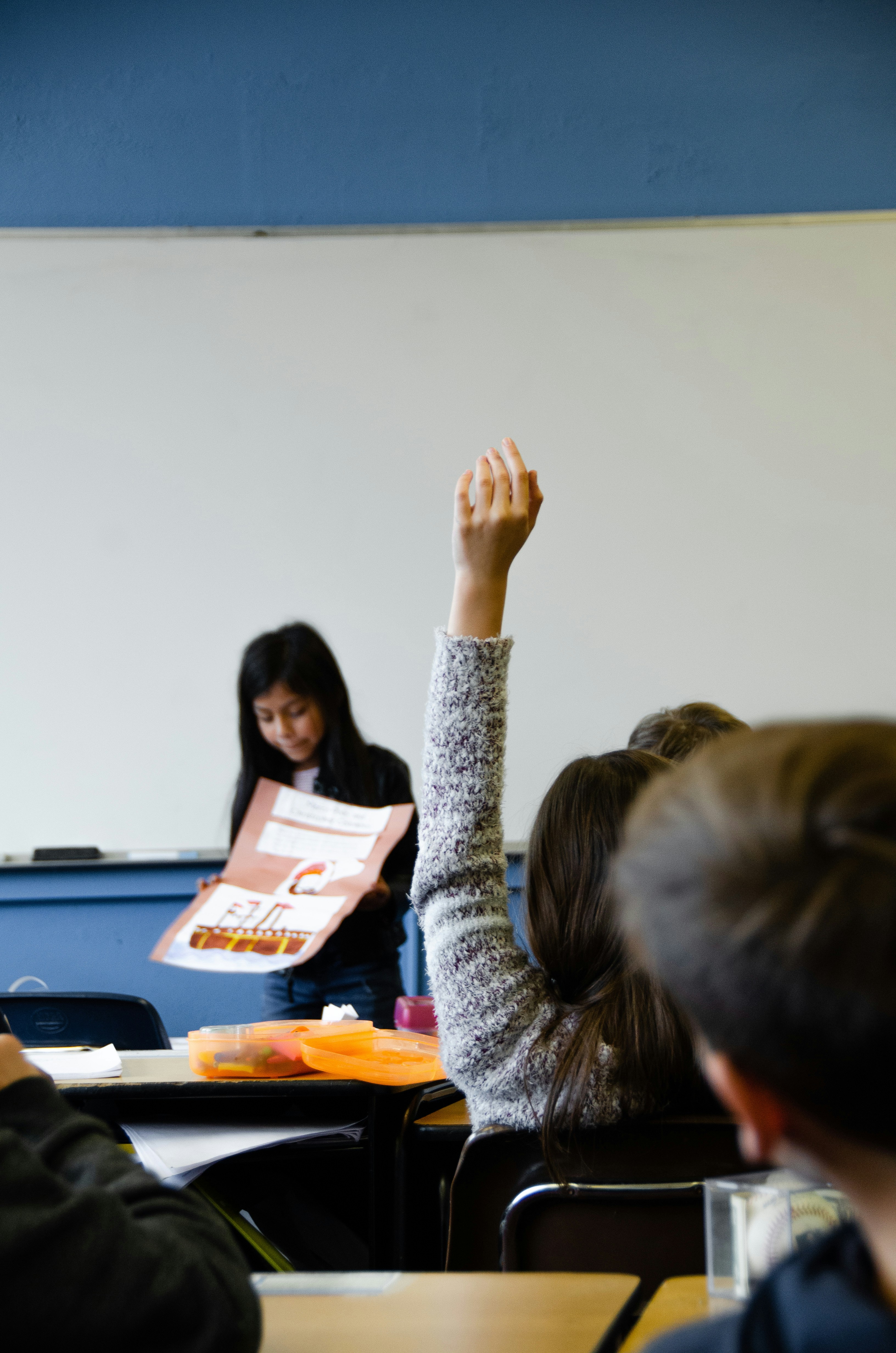 Child engaged in class at PLA